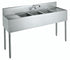 Krowne Metal CS-1860 60" Three Compartment Convenience Store Sink