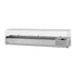 Turbo Air CTST-1800G-N Countertop Salad Table - 70"L - GN 1/4 size - Clear Hood
