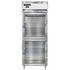 Continental Refrigerator D1FENSAGDHD Designer Line 28-1/2" Wide Freezer with Half-Height Glass Doors