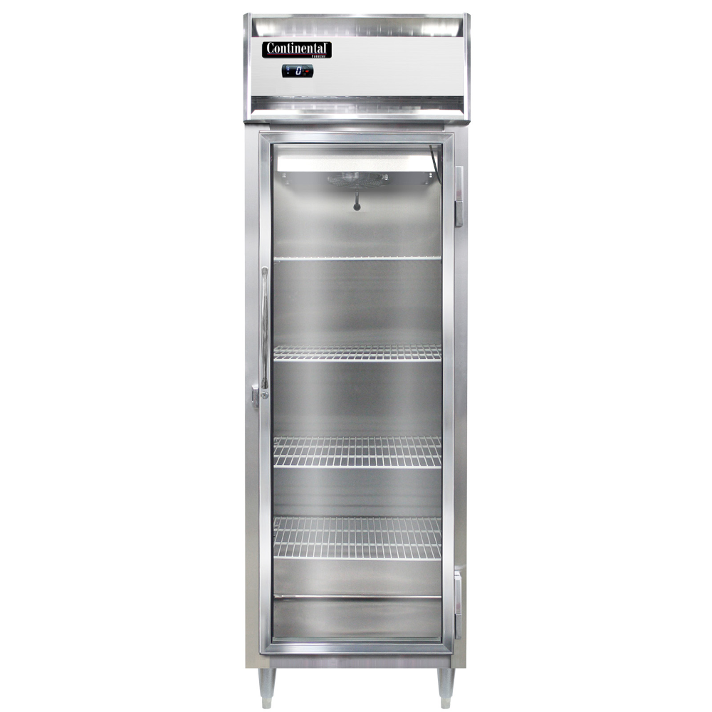 Continental Refrigerator D1FNSAGD Designer Line Freezer with Glass Door