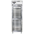 Continental Refrigerator D1FSNSSGDHD Designer Line Freezer, Shallow Depth with Half-Height Glass Doors