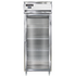 Continental Refrigerator D1RENSSGD Designer Line 28-1/2" Wide Refrigerator with Glass Door