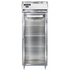 Continental Refrigerator D1RESNSAGD Designer Line 28-1/2" Wide Refrigerator, Shallow Depth with Glass Door
