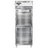 Continental Refrigerator D1RESNSSGDHD Designer Line 28-1/2" Wide Refrigerator, Shallow Depth with Half-Height Glass Doors