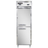Continental Refrigerator D1RFNHD Designer Line Dual Temp Refrigerator/Freezer with Narrow Half-Height Doors