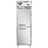 Continental Refrigerator D1RFNSSHD Designer Line Dual Temp Refrigerator/Freezer with Narrow Half-Height Doors