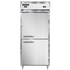 Continental Refrigerator D1RFXNHD Designer Line Dual Temp Refrigerator/Freezer with Extra Wide Half-Height Doors
