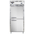 Continental Refrigerator D1RFXNSAHD Designer Line Dual Temp Refrigerator/Freezer with Extra Wide Half-Height Doors