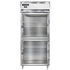 Continental Refrigerator D1RXNSAGDHD Designer Line Extra-Wide 36-1/4"W Refrigerator with Half-Height Glass Doors
