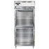 Continental Refrigerator D1RXSNSSGDHD Designer Line Extra-Wide 36-1/4" Refrigerator, Shallow Depth with Half-Height Glass Doors