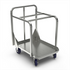 Winholt D2027A-BPC Open Frame Single Stack Sheet Pan Truck