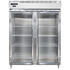 Continental Refrigerator D2RENGD Designer Line 57" Wide Refrigerator with Glass Doors