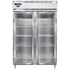 Continental Refrigerator D2RNGD Designer Line Refrigerator with Glass Doors