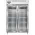 Continental Refrigerator D2RNSAGD Designer Line Refrigerator with Glass Doors