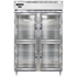 Continental Refrigerator D2RSNGDHD Designer Line Refrigerator, Shallow Depth with Half-Height Glass Doors