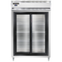 Continental Refrigerator D2RSNSASGD Designer Line Refrigerator, Shallow Depth with Sliding Glass Doors