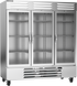 Beverage Air FB72HC-5G Glass Door Three Section Reach-In Freezer Vista Series Glass Door Reach-In Freezer