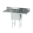 Advance Tabco FC-1-2424-24RL Single Compartment Economy Sink Two Drainboards