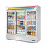True GDM-72-HC~TSL01 78" Swing Glass Door Refrigerated Merchandiser