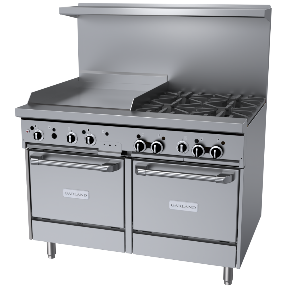 Garland GFE48-4G24LL GFE Starfire Pro Series Restaurant Range, gas, 48", (4) 26,000 BTU Open Burners