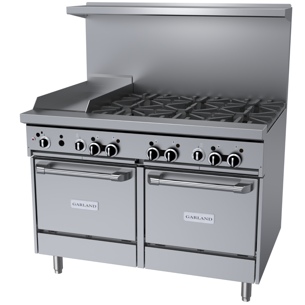 Garland GFE48-6G12LL GFE Starfire Pro Series Restaurant Range, gas, 48", (6) 26,000 BTU Open Burners