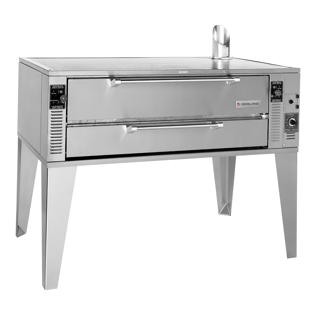 Garland GPD-60 Pizza Oven, deck-type, gas, single 75" wide with 60" bake deck