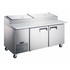 Adcraft GRPZ-2D Grista Two Section Refrigerated Pizza Prep Table