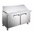 Adcraft GRSLM-2D Grista Two Section Refrigerated Mega Top Salad/Sandwich Prep Table
