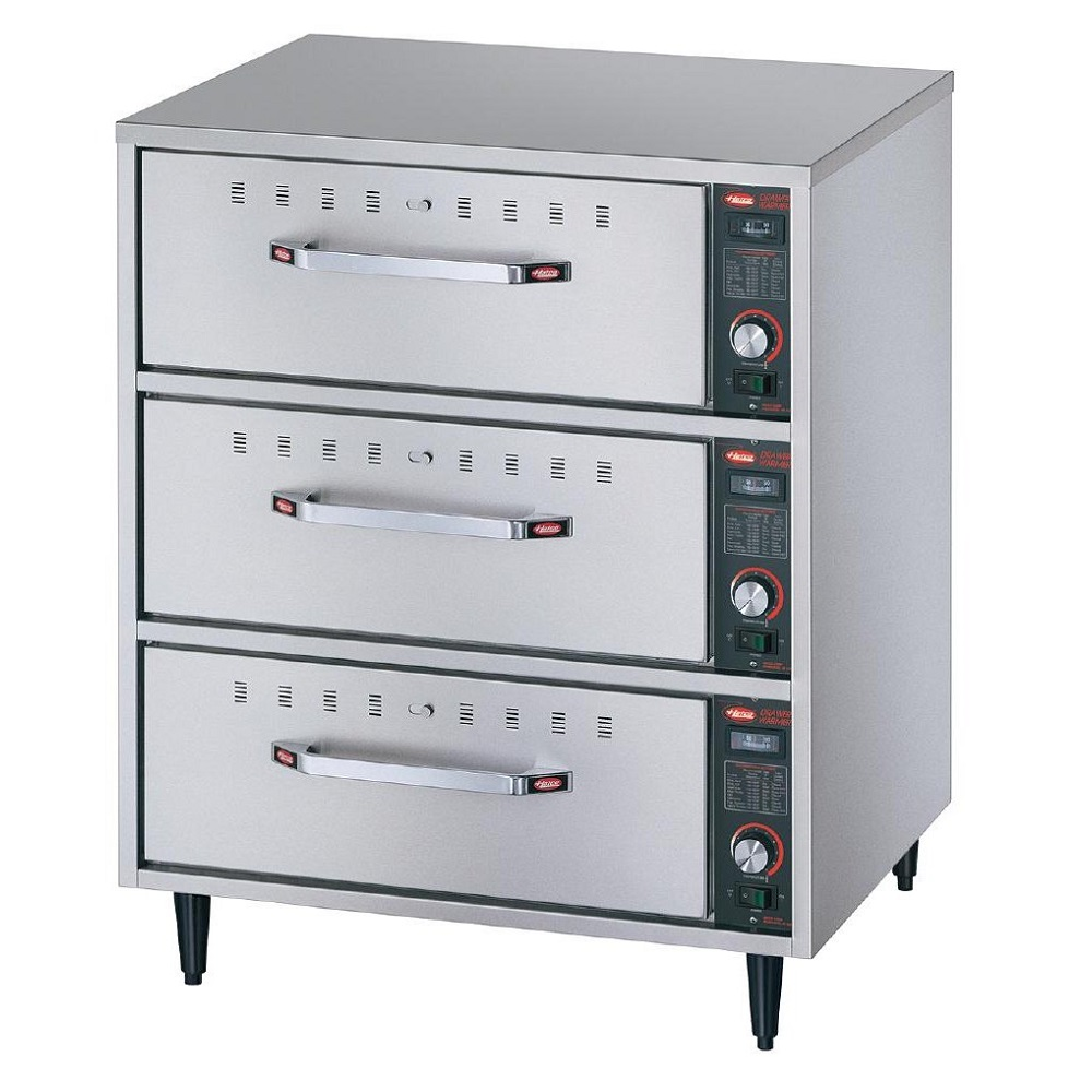 Hatco HDW-3 Warming Drawer, 3 Drawers, Stainless Steel, Volts 120/1