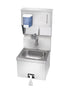 Krowne Metal HS-16 Wall Mount 16" Hand Sink with Soap and Towel Dispenser