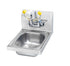 Krowne Metal HS-35 Wall Mount 12" Hand Sink / Eyewash Station with Eyewash Attachment