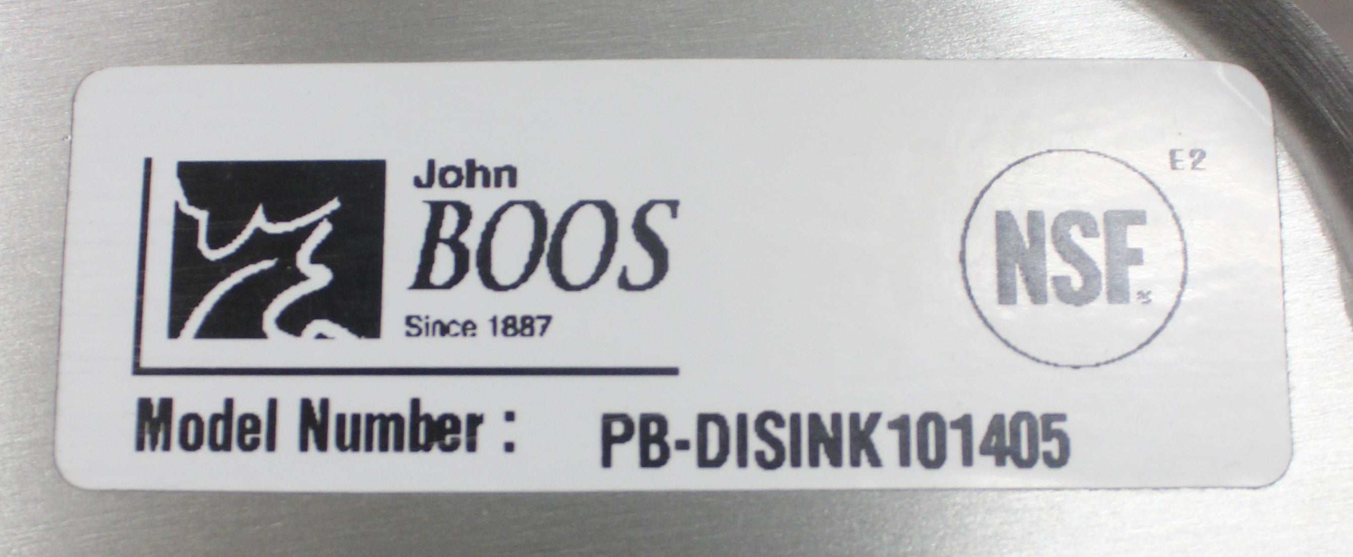 John Boos PB-DISINK101405 *Open Box* Pro-Bowl Drop-In Sink 1 Comp.