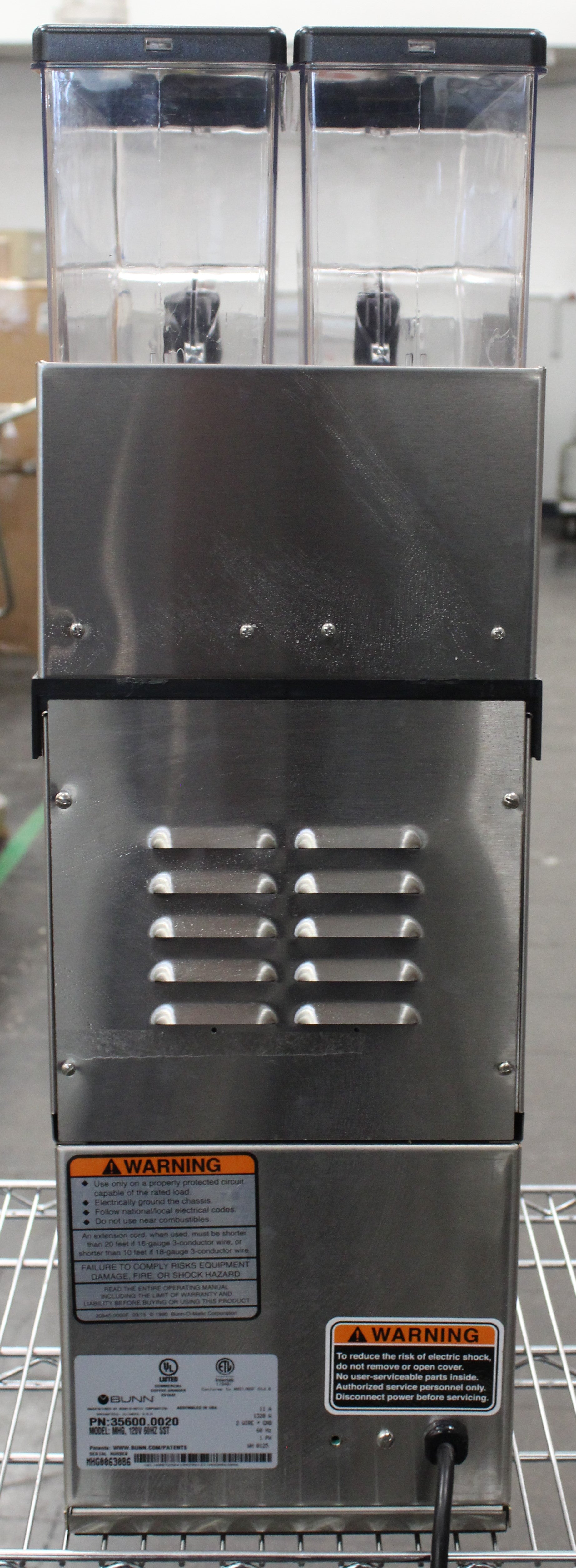 Bunn 35600.0020 *Open Box* Multi-Hopper Grinder & Storage System