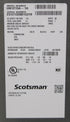 Scotsman UN1215A-1 *Ding & Dent* Air Cooled Nugget Ice Maker w/Bin Produces 119 Pounds Ice P/H (#3121)