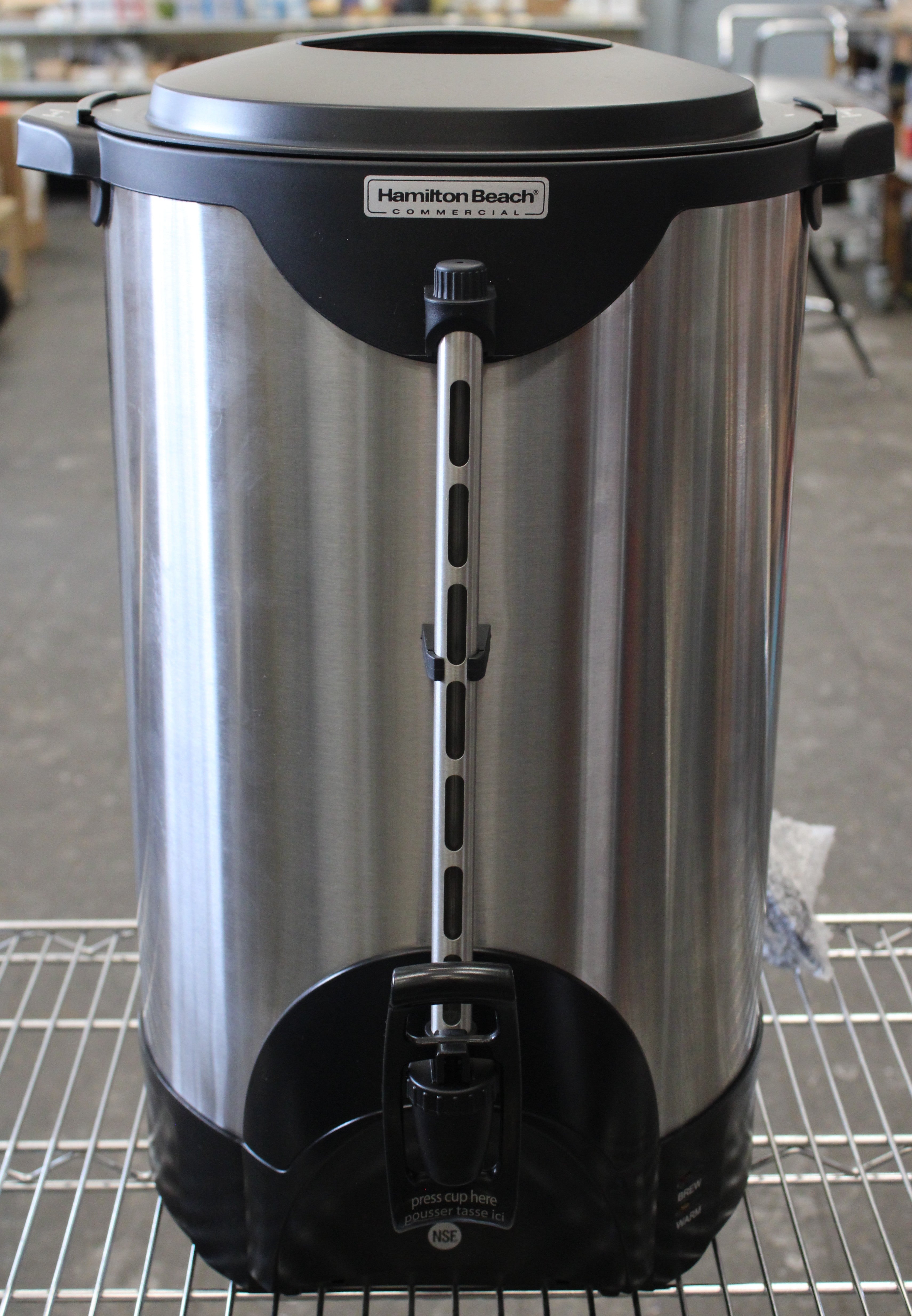 Hamilton Beach HCU100S *Ding & Dent* 100 Cup Capacity Coffee Urn (#4264)
