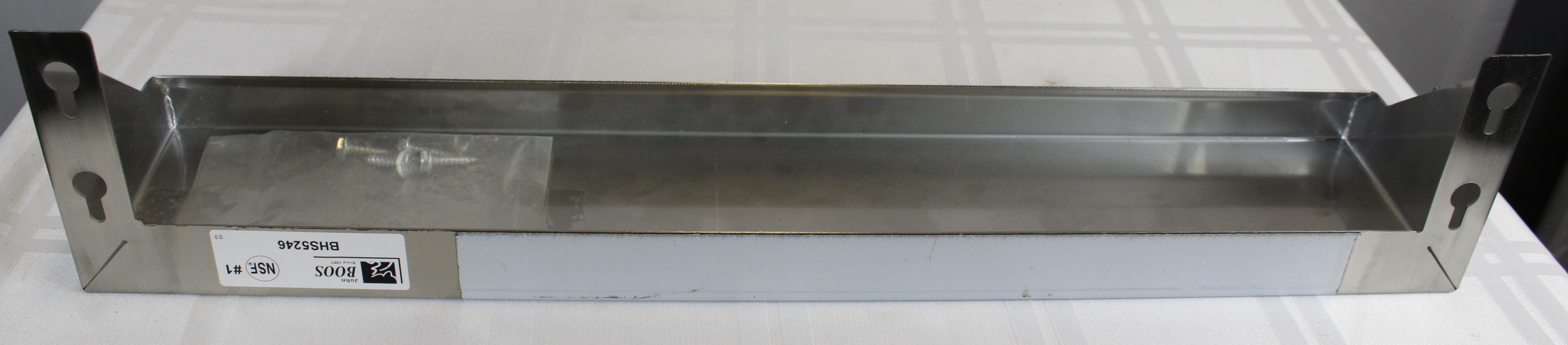 *Open Box* John Boos BHS5246 Lavatory Shelf 16GA Stainless Steel