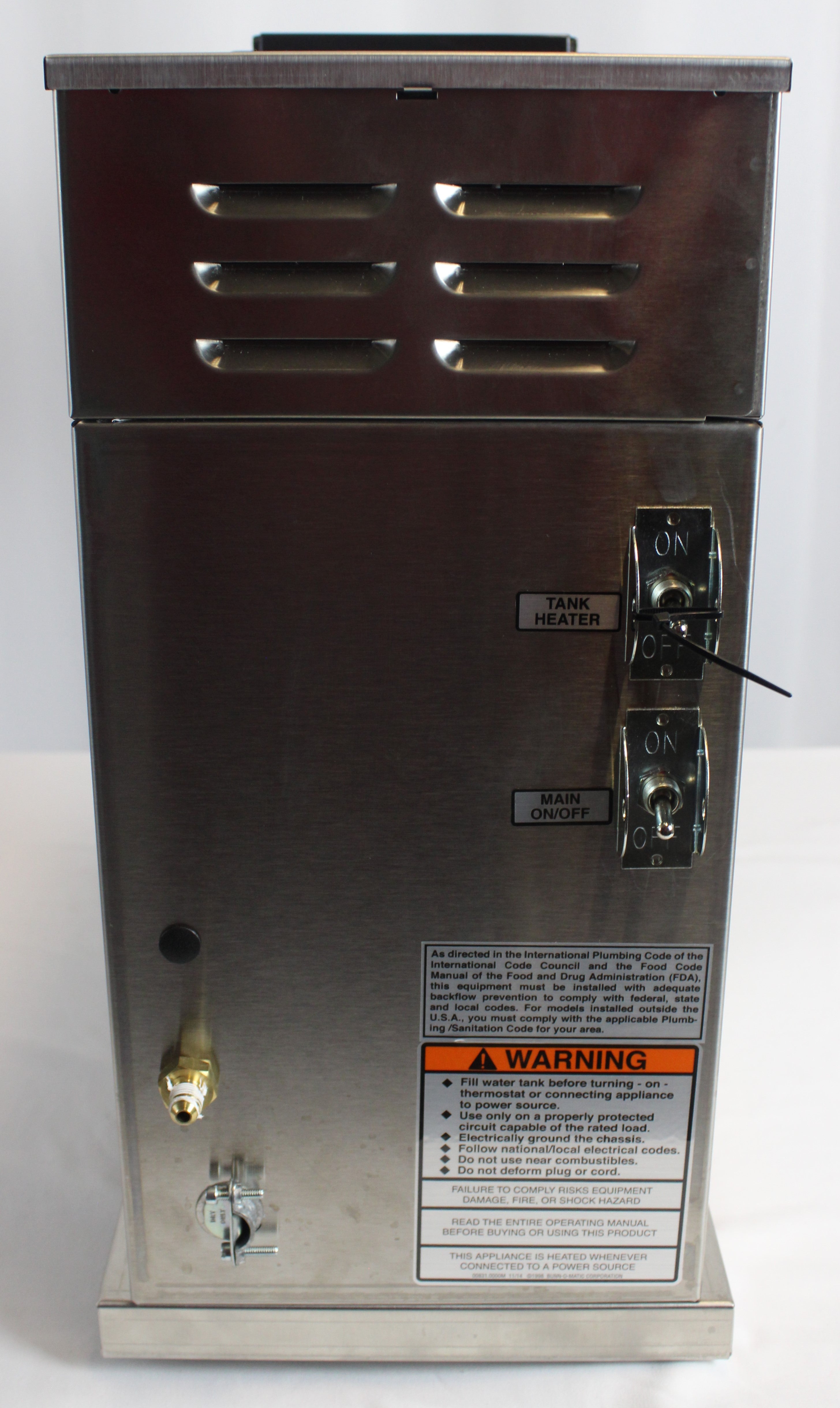*Used* Bunn 23001.0069 CWTF-TC-DV Auto 7.5 Gallons P/H Carafe Coffee Brewer