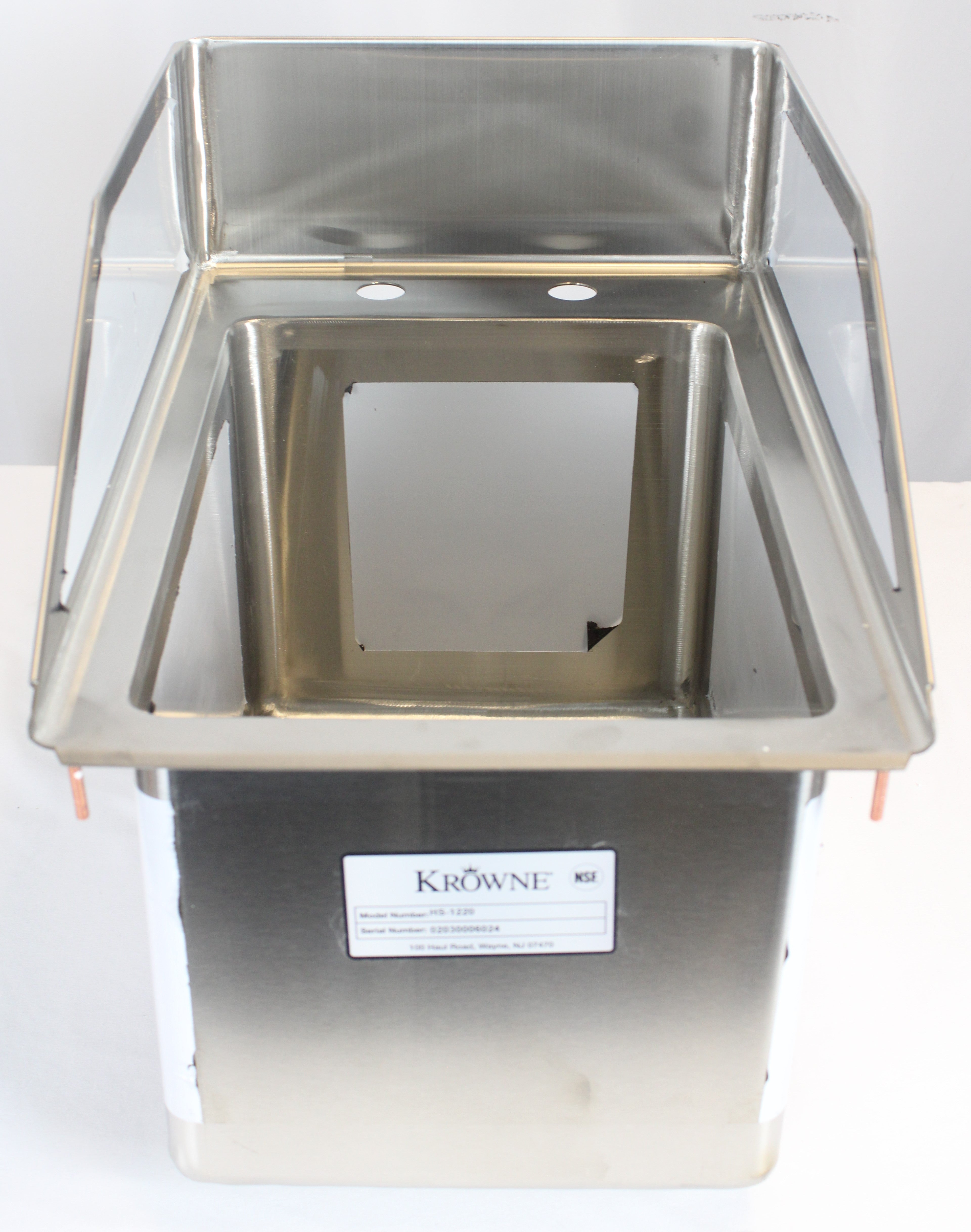 *Ding & Dent* Krowne HS-1220 Drop-In Hand Sink 10"W