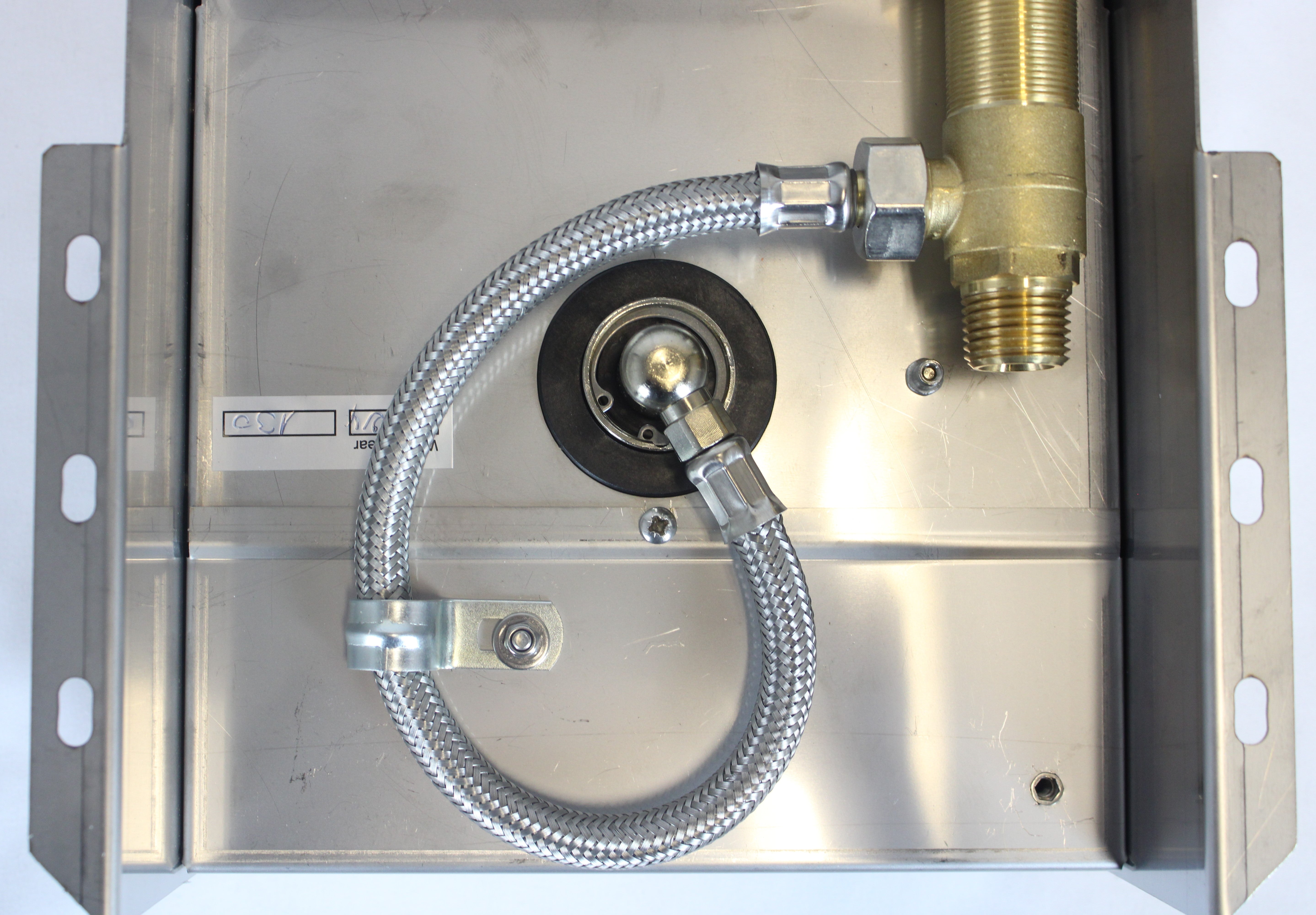 T&S Brass B-7161-C *Ding & Dent*  Hose Reel Enclosed Undercounter Mount