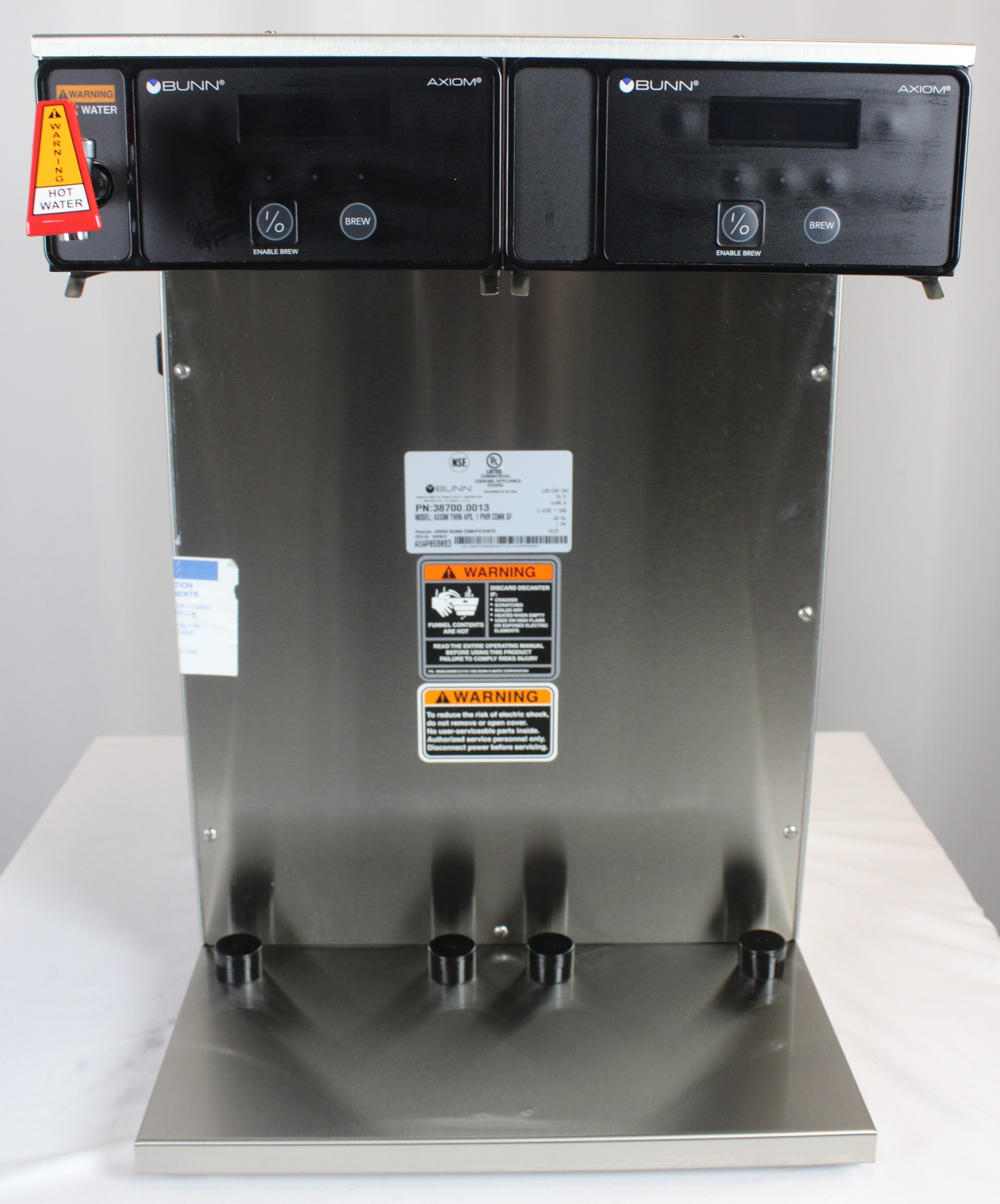 *Used* Bunn 38700.0013 AXIOM TWIN APS 15 Gallons P/H Airpot Coffee Brewer