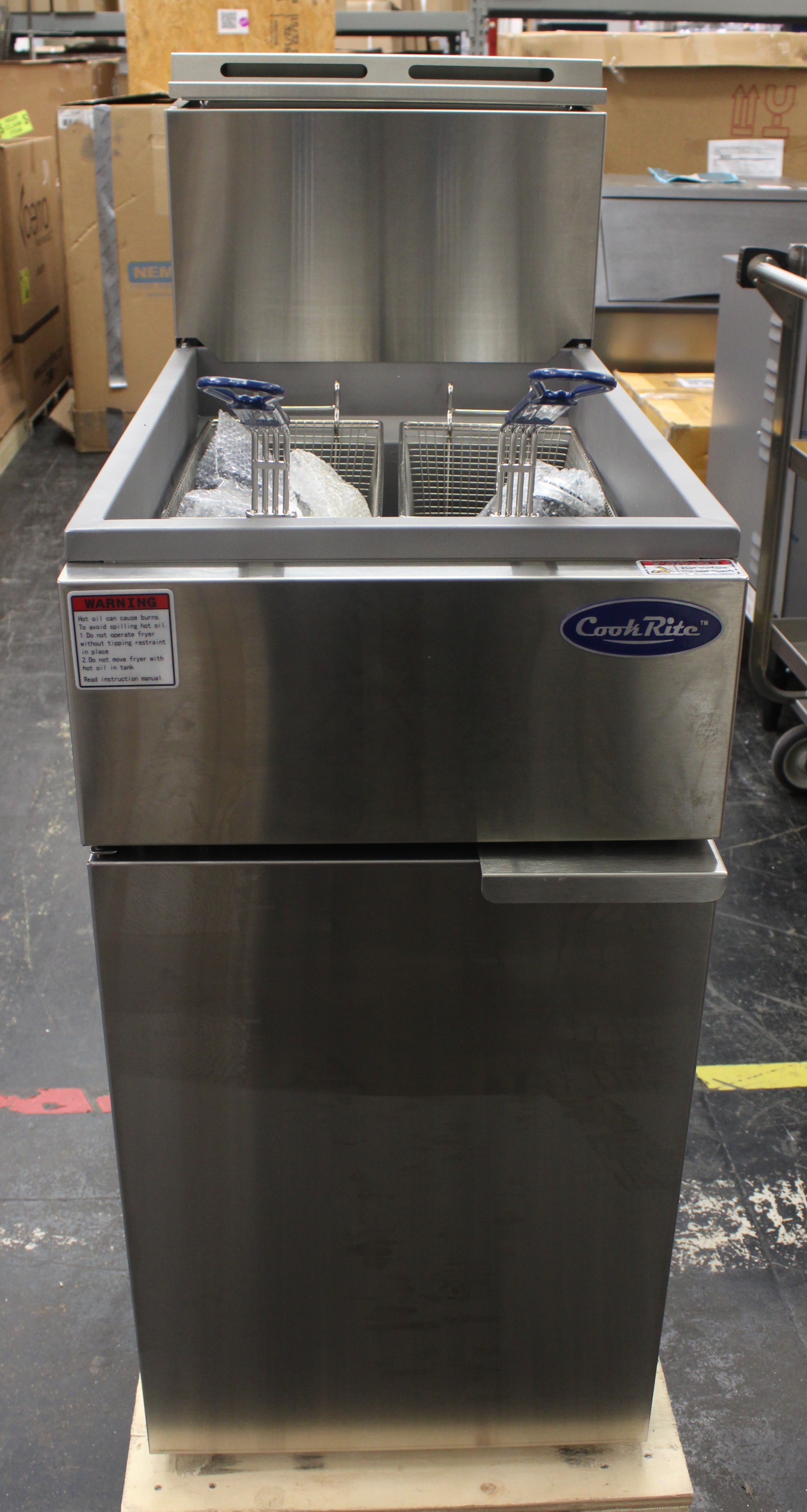 *Open Box* Atosa ATFS-50-LP CookRite Fryer LP Gas Floor Model