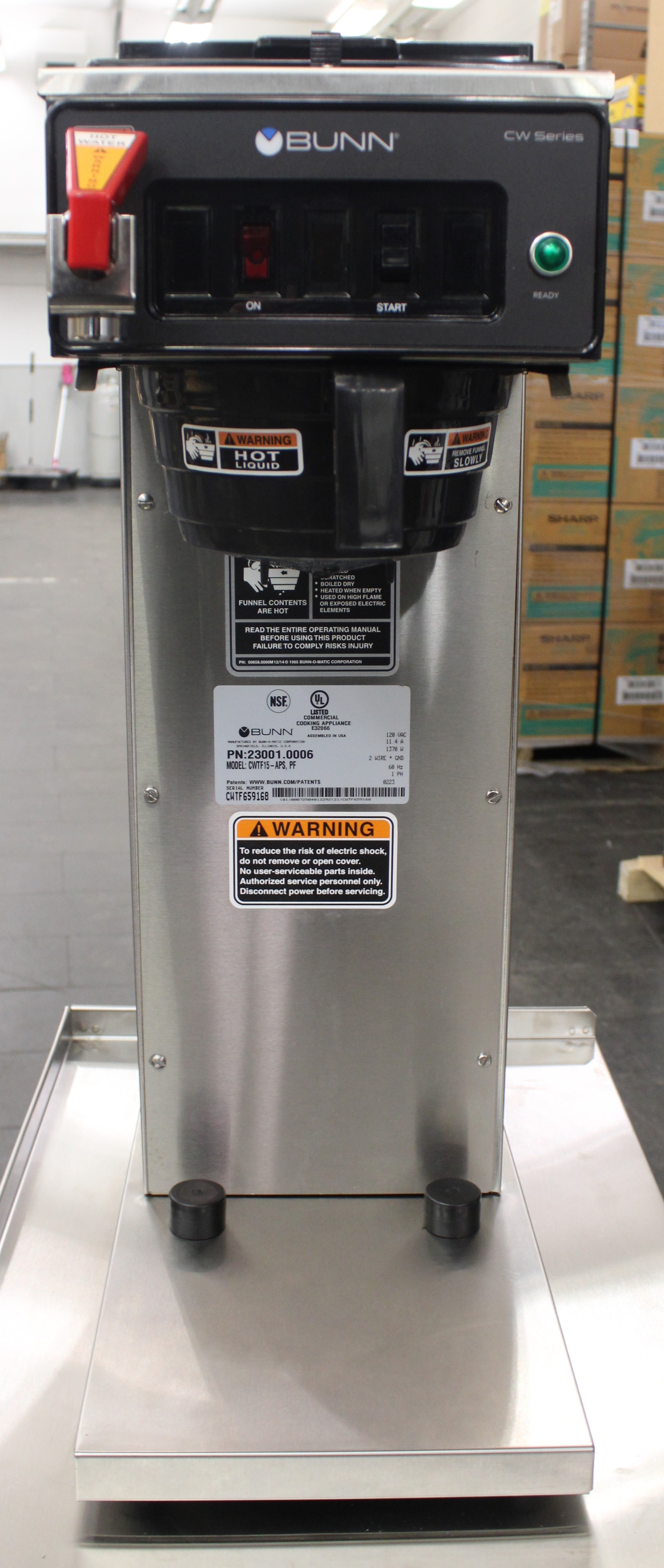 *Ding & Dent* Bunn 23001.0006 CWTF15-APS Automatic Airpot Coffee Brewer