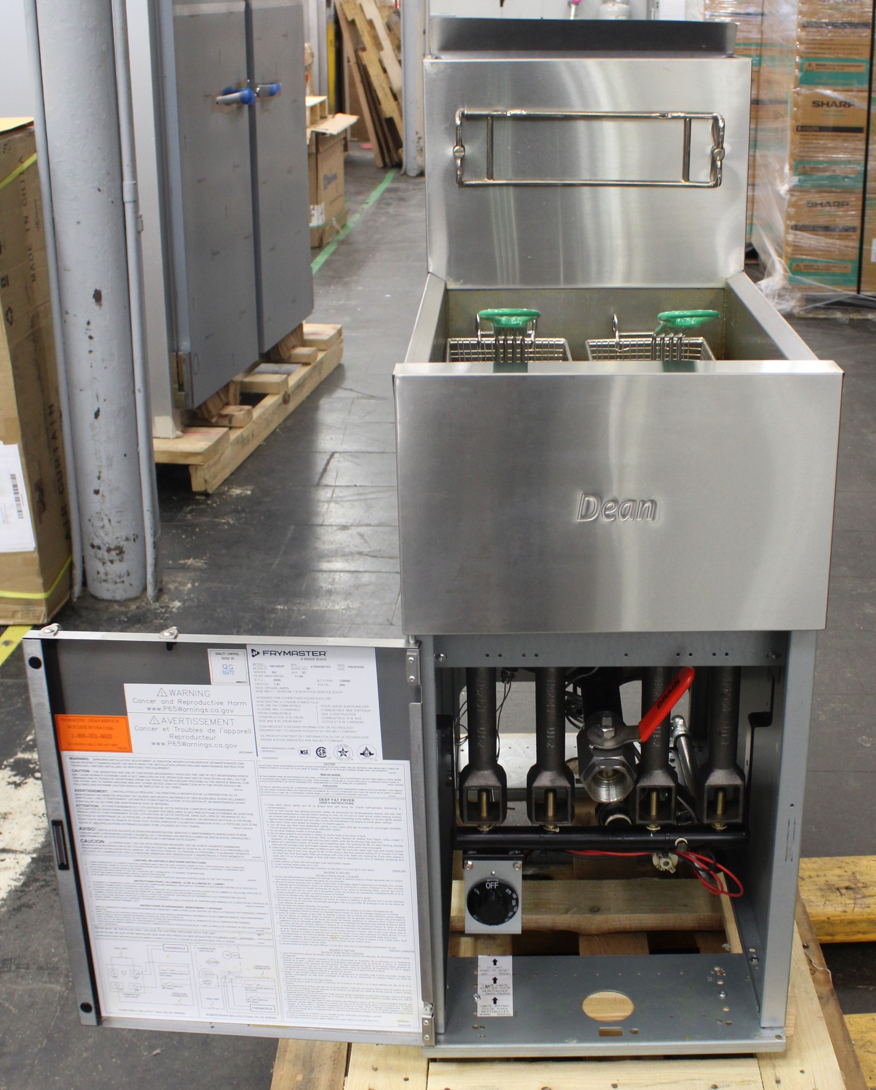 *Used* Frymaster Dean SR152G Gas Super Runner Valve Fryer
