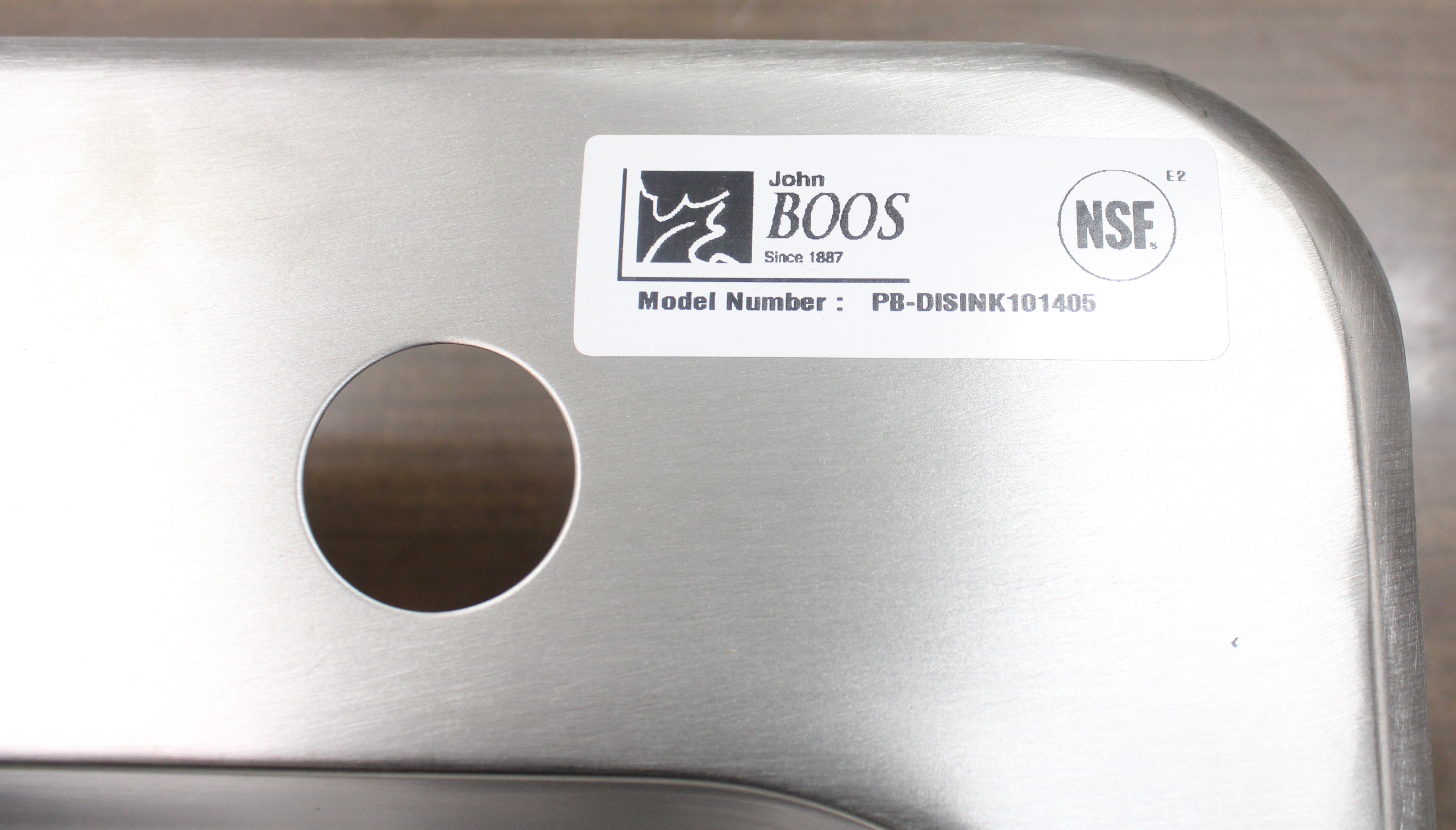*Open Box* John Boos PB-DISINK101405 Pro-Bowl Drop-In Sink 1 Comp.
