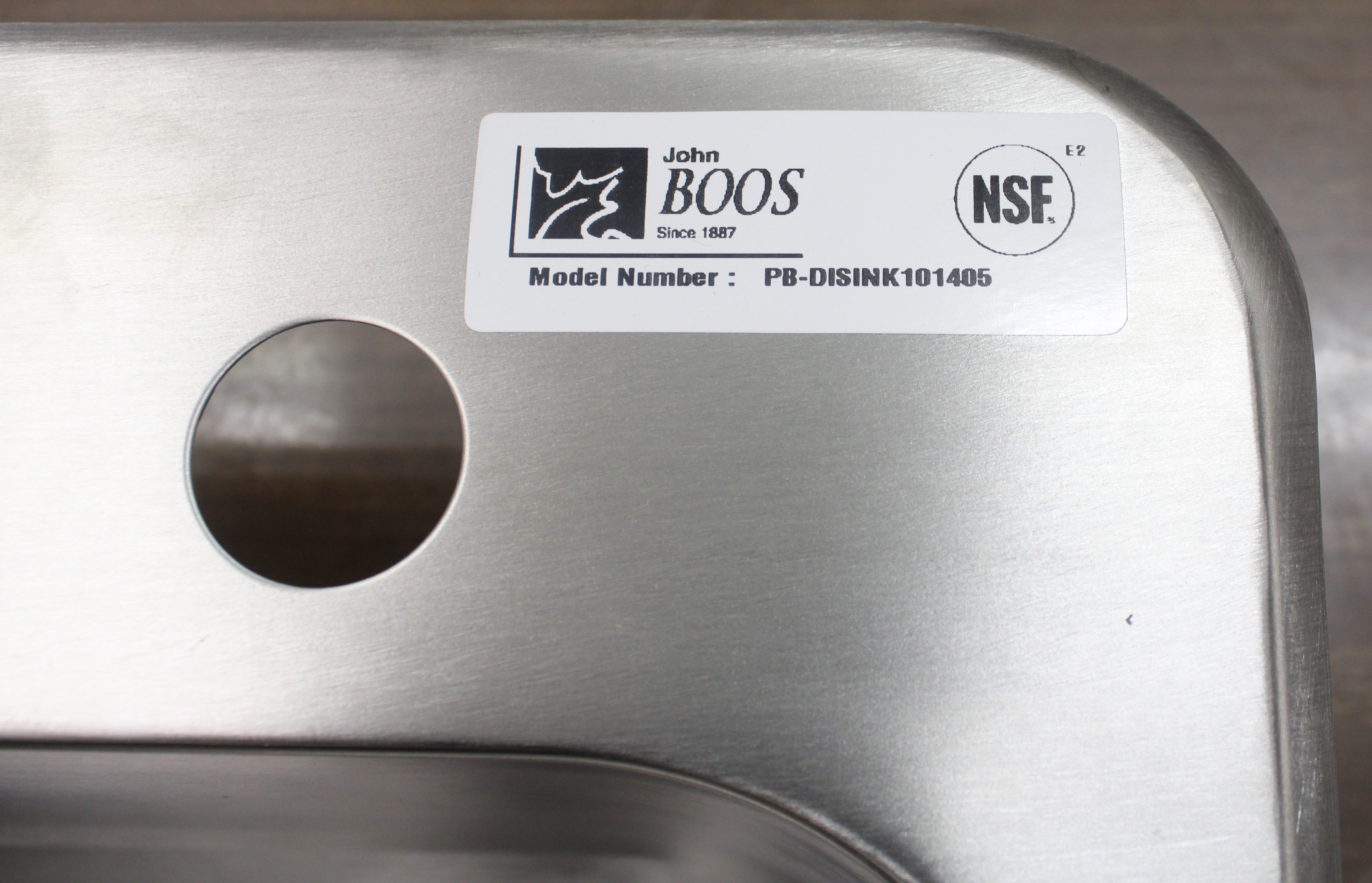 *Open Box* John Boos PB-DISINK101405 Pro-Bowl Drop-In Sink 1 Comp.