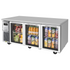 Turbo Air JUR-72-G-N 72" Glass Door Undercounter Refrigerator with Side Mount Compressor