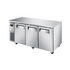 Turbo Air JURF-72-N J Series Side Mount Undercounter Three Section Dual Temp Refrigerator Freezer