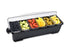 Krowne Metal KR-101 Countertop Royal Bar Condiment Server with 6 Plastic Cups and Covers