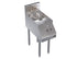 Krowne Metal KR24-12BD Royal Series Underbar Blender Station with Dump Sink