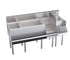 Krowne Metal KR24-W60E-10 Royal Series Underbar Cocktail Station with 12" Insulated Bottle Storage
